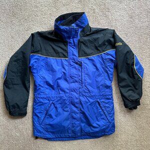 Columbia Jacket Womens Medium Full Zip Boulder Ridge Fleece Lined Nylon Pockets